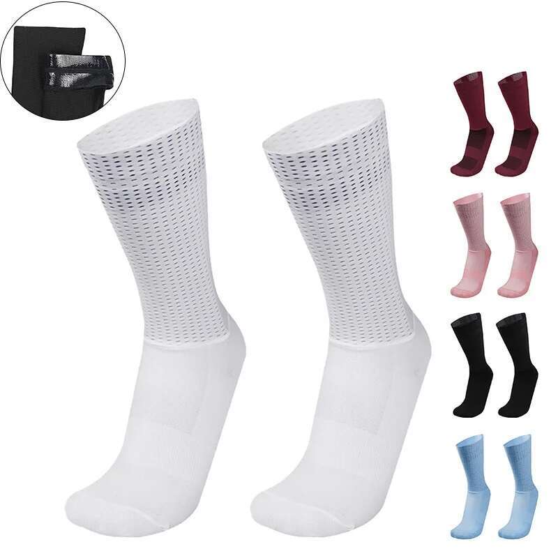 Ykyw Cycling Gear - Aero Silice Nuovo Gel Calzini Estivi