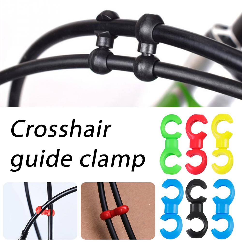 Cycling Gear Guide - 10 Pezzi Clip per Cavi Bici,