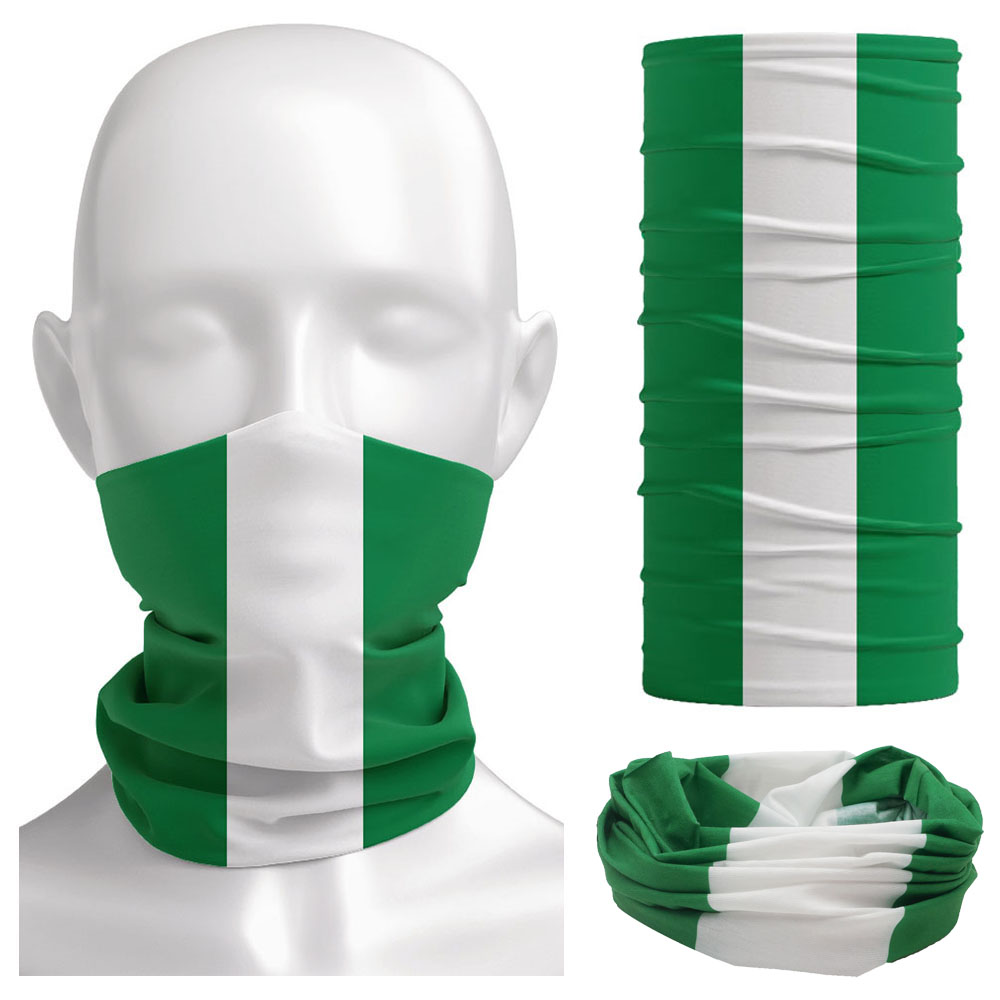 Cycling Gear Men - Bandanna con bandiera della Nigeria Ghetta