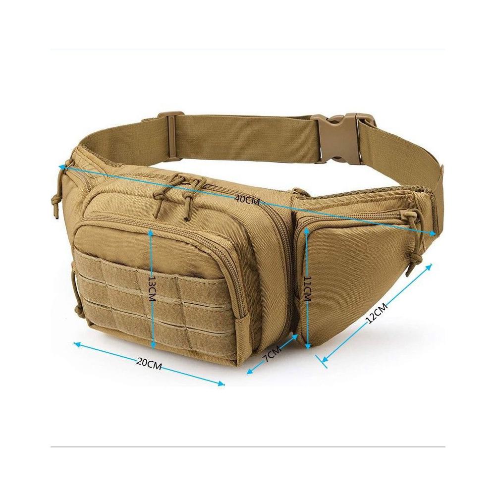 Cycling Gear Men - Marsupio Tattico Impermeabile con Cintura Regolabile