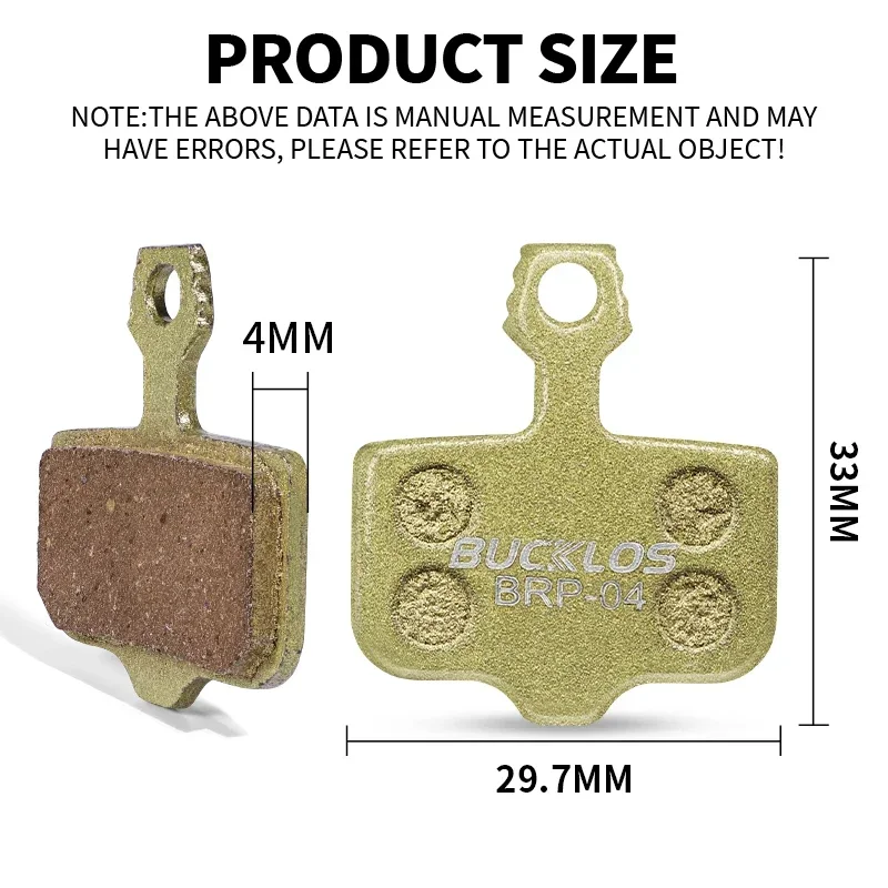 BUCKLOS MTB Pastiglie Freno A  - Ykyw Cycling Gear recensione e prezzo
