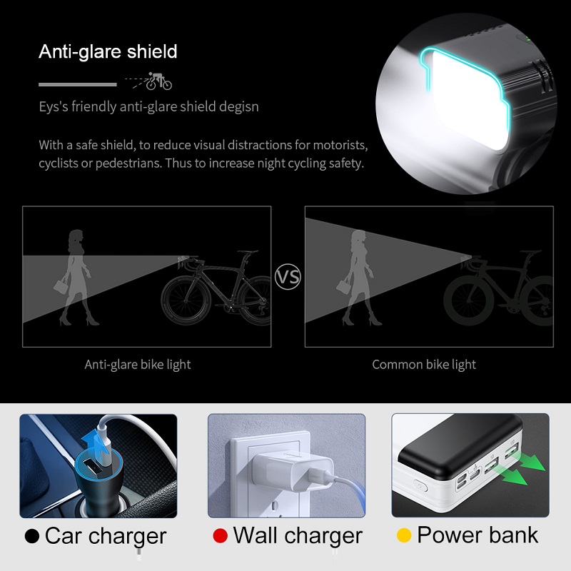 6-12 LED Luce per bicicletta M - Cycling Gear Charging Station recensione e prezzo