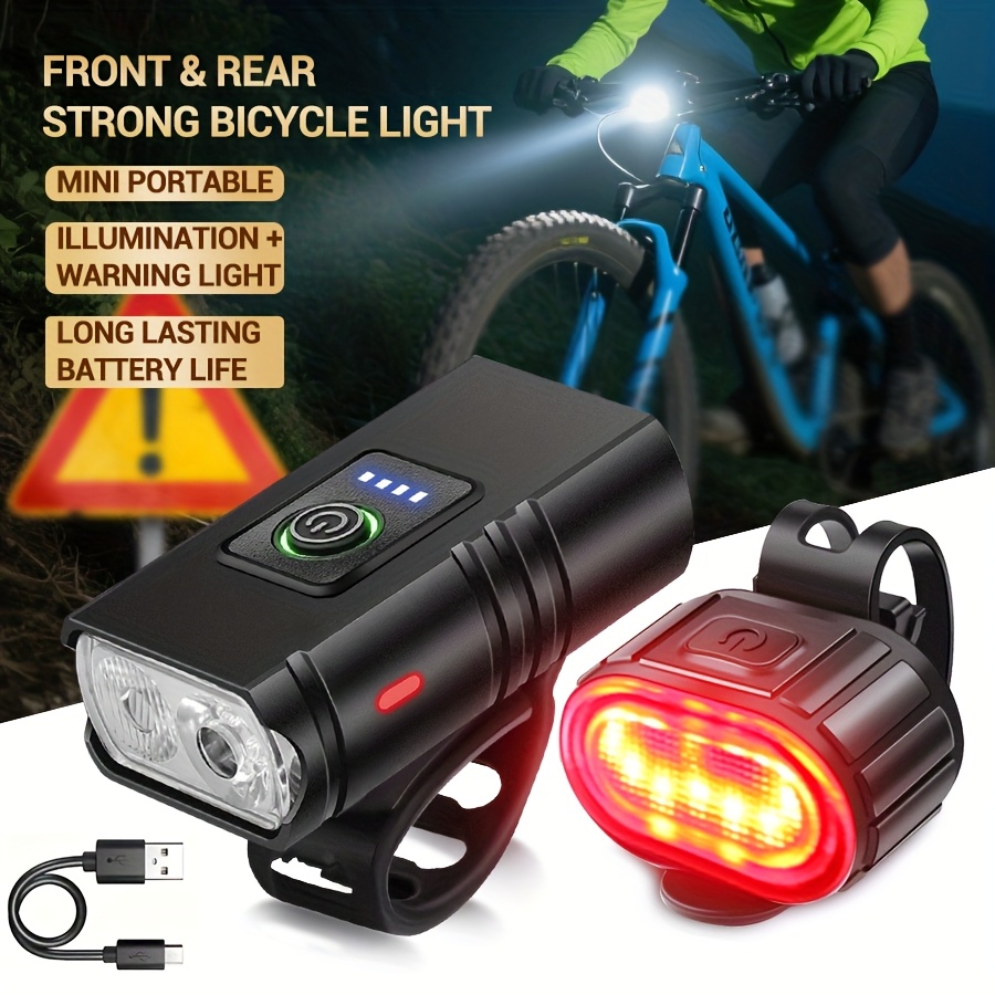 Set Luci per Bicicletta Anteri - Cycling Gear Charging Station recensione e prezzo
