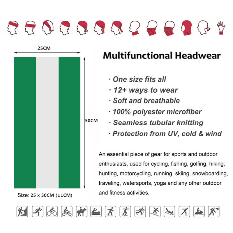Bandanna con bandiera della Ni - Cycling Gear Men recensione e prezzo